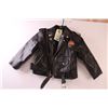 Image 1 : * Harley Davidson Children's Leather Jacket - Size 7