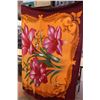 Image 1 : Prairie Lily Blanket - Has Some Wear, As Pictured - Approx 75" x 62"