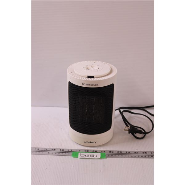 Lifellery Space Heater - Works - 9" x 6" - As Is