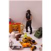Image 3 : Toy Lot: Tonka Go-Bots, GI Joe Hovercraft, Majorette Diecast Construction Vehicle, Walking Dead "Dar