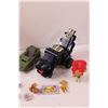 Image 4 : Toy Lot: Tonka Go-Bots, GI Joe Hovercraft, Majorette Diecast Construction Vehicle, Walking Dead "Dar