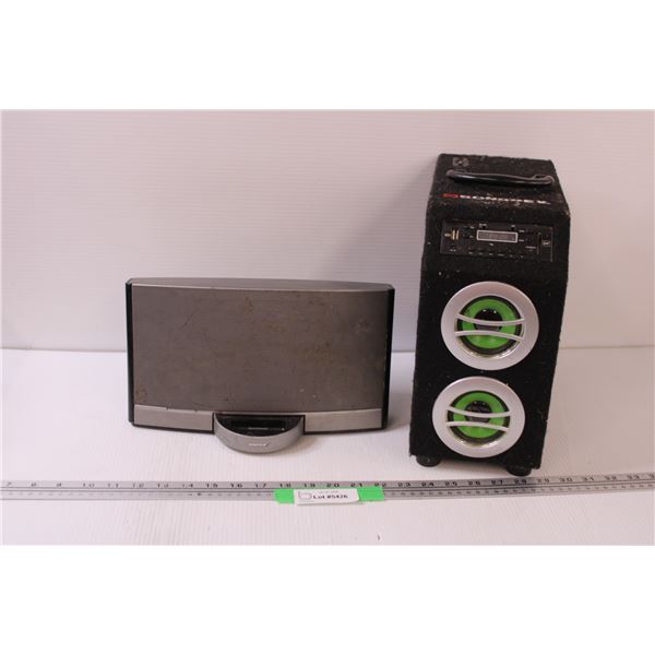 Soundpex Speaker - 12" x 11" & Bose Speaker - 7" x 12" - As Is