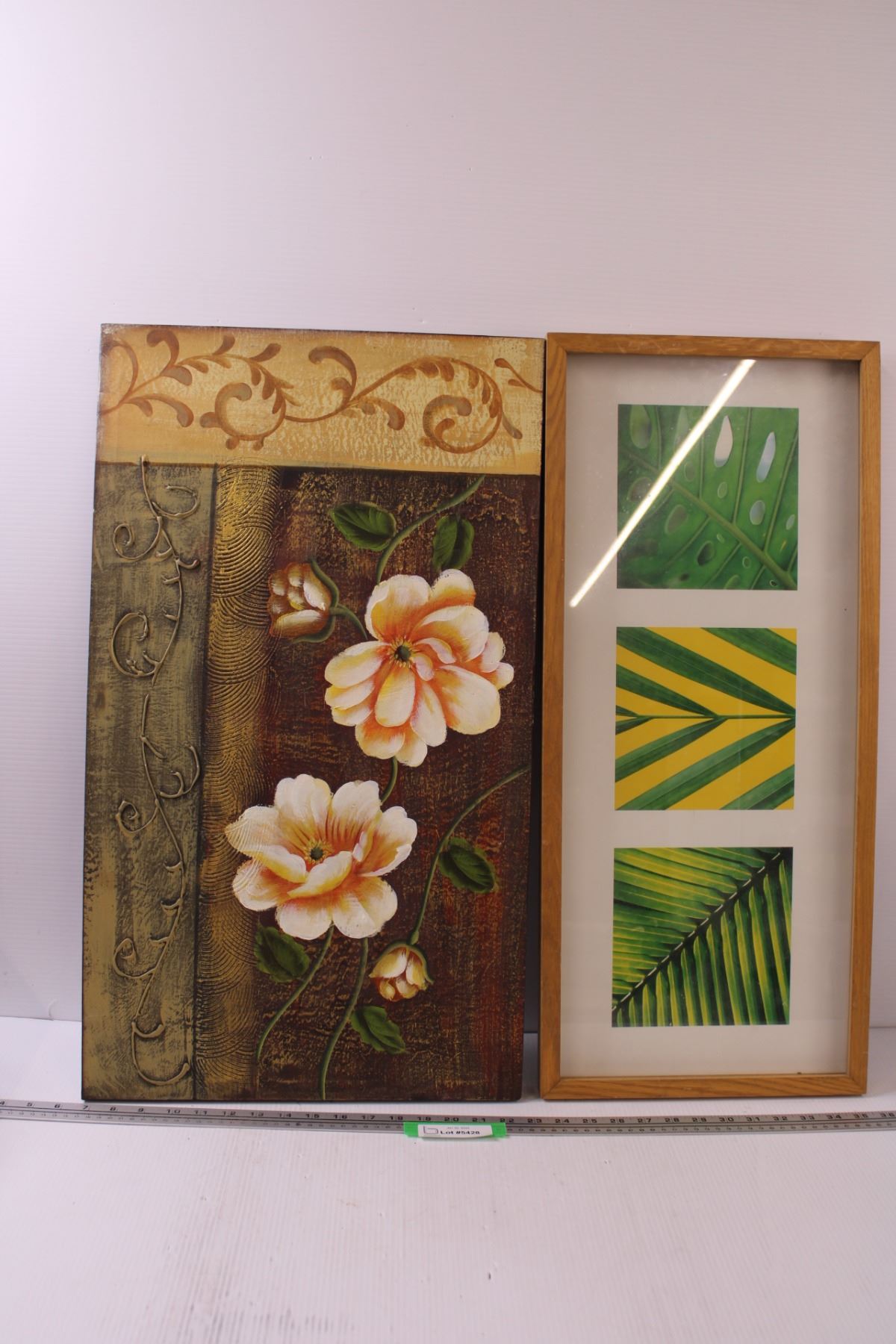 2 Plant Floral Print Pictures Wall Decor 16 X 28 12 X 28 2-plant-floral-print-pictures-wall-decor-16-x-28-12-x-28