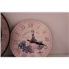Image 3 : (2) Wall Clocks - 15" & 12" Diameters - As Is