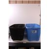 Image 1 : (2) Storage Totes (No Lids) Some Wear - As Is
