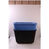 Image 4 : (2) Storage Totes (No Lids) Some Wear - As Is