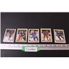 Image 1 : (5) OPC & Bowman 1990 Hockey Trading Cards: Adam Oates, Mario Lemieux, Brett Hull, Mark Messier, Bry