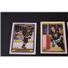 Image 2 : (5) OPC & Bowman 1990 Hockey Trading Cards: Adam Oates, Mario Lemieux, Brett Hull, Mark Messier, Bry
