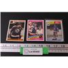 Image 1 : (3) Topps & OPC 1983-1985 Hockey Trading Cards: Dale Hawerchuk, Pat LaFontaine, Mike Bossy