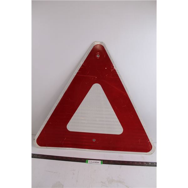 * Yield Sign - 26.5" Side Length