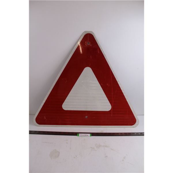 * Yield Sign - 26.5" Side Length