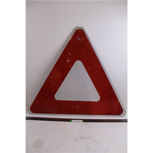 * Yield Sign - 26.5" Side Length