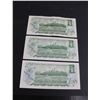 Image 2 : (3) Canadian $1 Bills