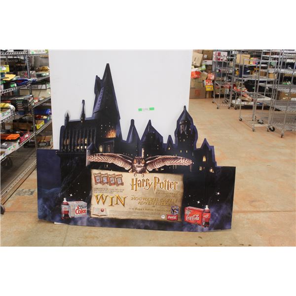 *Harry Potter Advertisement Cardboard 58'' x 73'' - CANNOT SHIP, OVER SIZED