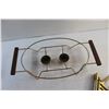 Image 2 : Brass Heated Serving Dish Holder and Brass Coat Hooks