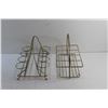 Image 6 : (2) MCM Wire Metal Glass Caddy