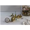 Image 5 : Crystal Drop Chandlier Pieces and Brass Drawer Handles