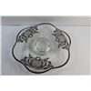 Image 2 : 14'' Silver Overlay Glass Platter