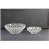 Image 4 : (2) Federal Clear Glass Windsor Style Bowls