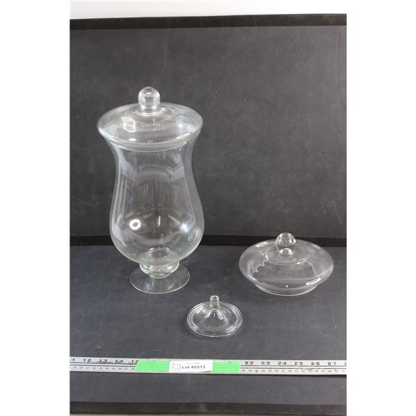 Glass Lid Jar and Lids