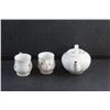 Image 4 : Ceramic Teapot and Royal Windsor Tea Cups Set