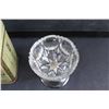 Image 3 : Crystal/Silver Sugar Dish and Vintage Old Chum Tobacco Tin - Empty