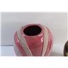 Image 3 : Midnight Brass/Silver Vase and Pink Ceramic Vase
