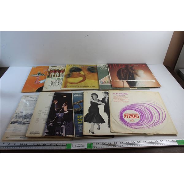 (11) Vinyl Records - Henry Mancini, Leroy Hudson and Marshall Brown