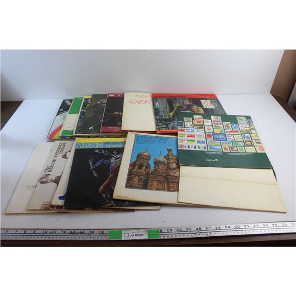 (15) Vinyl Records - Tchaikovsky Symphony No 5, Arthur Fiedler and Robert Tennison Troupe