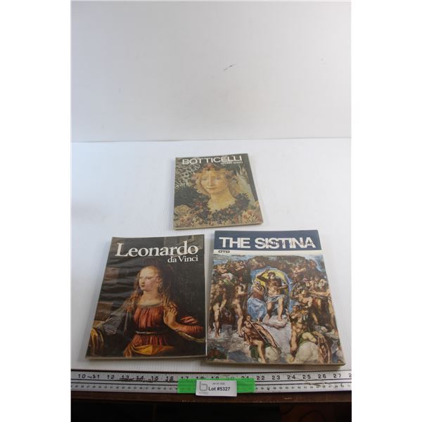 (3) Art Magazines - Bruno Santi, Leonardo Da Vinci and The Sistina