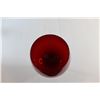 Image 5 : (4) Ruby Red Wine Glasses/Goblets