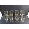 Image 2 : (8) Glass Goblets