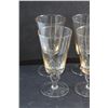 Image 3 : (8) Glass Goblets