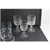 Image 2 : (12) Glass Cups and (3) Glass Goblets