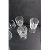 Image 5 : (12) Glass Cups and (3) Glass Goblets