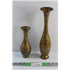 Image 1 : (2) Brass Vases