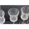 Image 4 : (6) Crystal Goblets
