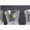 Image 5 : (6) Crystal Goblets