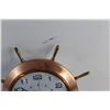 Image 4 : Sailboat Wheel Electric Wall Clock - As Is