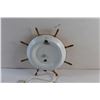 Image 5 : Sailboat Wheel Electric Wall Clock - As Is
