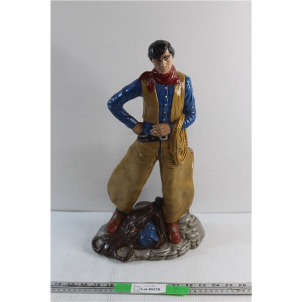 Cowboy Chalkware Statue