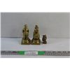 Image 1 : (3) Brass Statues