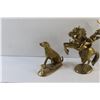 Image 3 : Brass Statues and Solid Brass Photo Frame 3 1/2'' x 5''