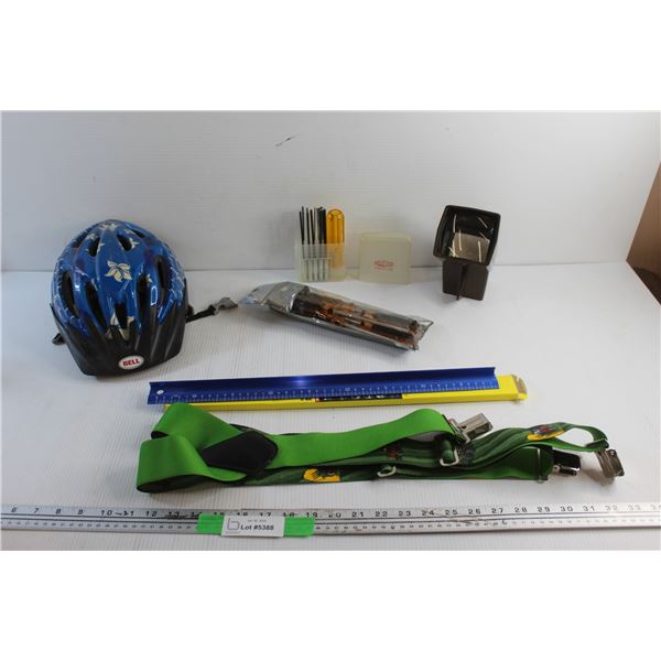 Suspender, Bell Bicycle Helmet, Screwdrivers, Protective Role and Camera Attachments