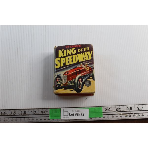 King of the Speedway Big Little Book by Zip Saunders