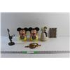 Image 1 : Baby Mickey Mouse, Brass Door Knocker, Porcelain Ornament, Silver Switch Cover and Ornamental Candle
