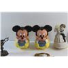 Image 3 : Baby Mickey Mouse, Brass Door Knocker, Porcelain Ornament, Silver Switch Cover and Ornamental Candle