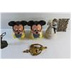Image 6 : Baby Mickey Mouse, Brass Door Knocker, Porcelain Ornament, Silver Switch Cover and Ornamental Candle