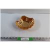 Image 1 : Peach Lustre Carnival Glass Candy Shell Dish