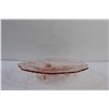 Image 3 : 8'' Jubilee Pink Glass Plate